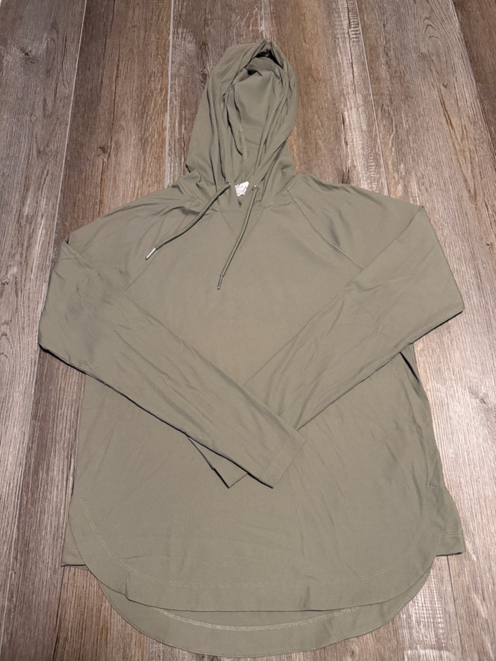 SAGE Collective Light Olive Green Hooded Long Sleeve Pullover